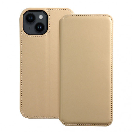 Apple iPhone 14 Book Handytaschen Dual Pocket book Gold 