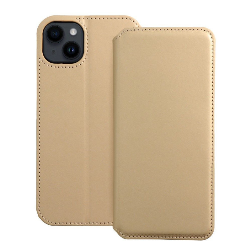 Apple iPhone 14 Plus Book Handytaschen Dual Pocket book Gold 