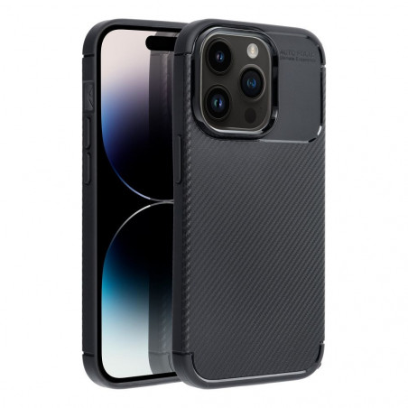 Apple iPhone 11 Pro Hülle Carbon premium Elegant  Schwarz 