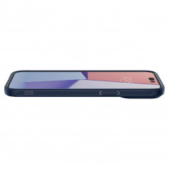 Apple iPhone 14 Pro Hülle Spigen  Liquid Air Navy blau 