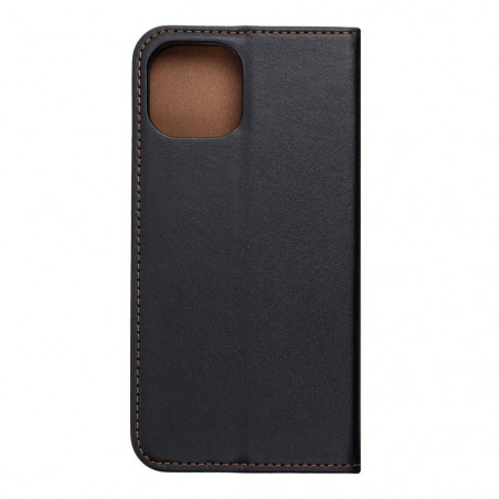 Apple iPhone 14 Book Handytaschen Leather case SMART PRO Elegant  Schwarz