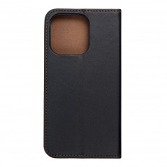 Apple iPhone 14 Pro Book Handytaschen Leather case SMART PRO Elegant  Schwarz