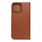 Apple iPhone 14 Pro Max Book Handytaschen Leather case SMART PRO Elegant  Braun 