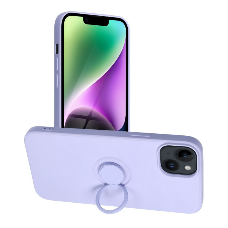 Apple iPhone 14 Plus Hülle Silicone ring Lila (Violet) 