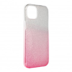 Apple iPhone 14 Plus Hülle Shining Transparent und Pink 