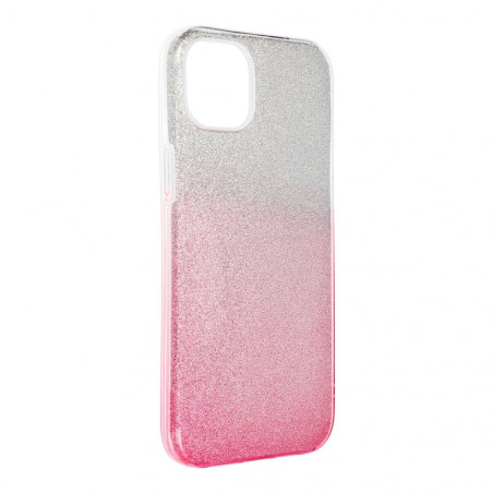 Apple iPhone 14 Plus Hülle Shining Transparent und Pink