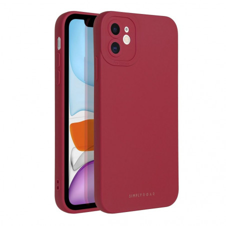 Apple iPhone 11 Hülle Roar Luna Monochromatische, Stilvoll, Ein ästhetisches Accessoire  Rot 