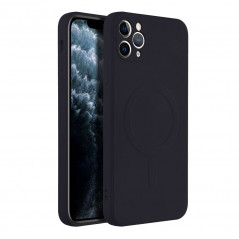 Apple iPhone XS Max Hülle Silicone Mag Cover MagSAFE  Schwarz 