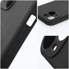 Apple iPhone XS Max Hülle Silicone Mag Cover MagSAFE  Schwarz 