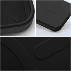 Apple iPhone XS Max Hülle Silicone Mag Cover MagSAFE  Schwarz 