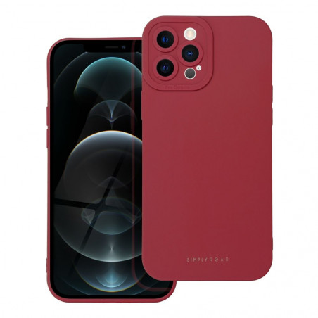 Apple iPhone 12 Pro Max Hülle Roar Luna Monochromatische, Stilvoll, Ein ästhetisches Accessoire  Rot 