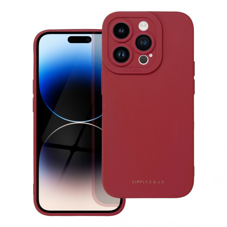 Apple iPhone 14 Pro Hülle Roar Luna Monochromatische, Stilvoll, Ein ästhetisches Accessoire  Rot 