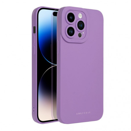 Apple iPhone 14 Pro Max Hülle Roar Luna Monochromatische, Stilvoll, Ein ästhetisches Accessoire  Lila (Violet) 