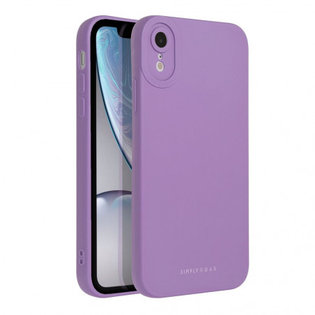 Apple iPhone XR Hülle Roar Luna Monochromatische, Stilvoll, Ein ästhetisches Accessoire  Lila (Violet) 