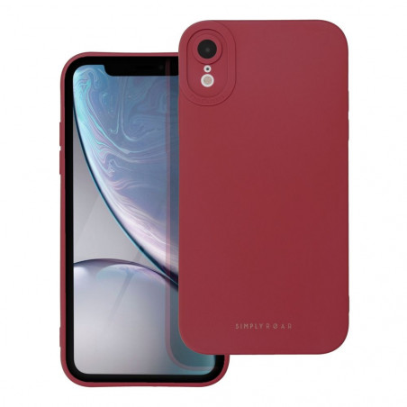 Apple iPhone XR Hülle Roar Luna Monochromatische, Stilvoll, Ein ästhetisches Accessoire  Rot 