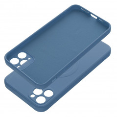 Apple iPhone 11 Pro Max Hülle Silicone Mag Cover MagSAFE  Blau 