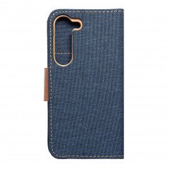 Samsung Galaxy S23 5G Book Handytaschen CANVAS Book Navy blau 