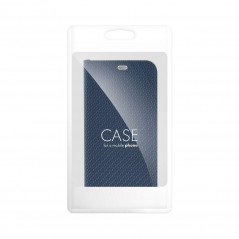 Samsung Galaxy S23 5G Book Handytaschen LUNA Book Carbon Kohlenstoff-Faser, Elegant  Blau 