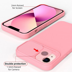 Apple iPhone XS Max Hülle Slide Hell-Pink 