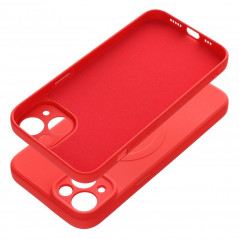 Apple iPhone 14 Hülle Silicone Mag Cover MagSAFE  Rot 