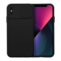 Apple iPhone XS Hülle Slide Schwarz 