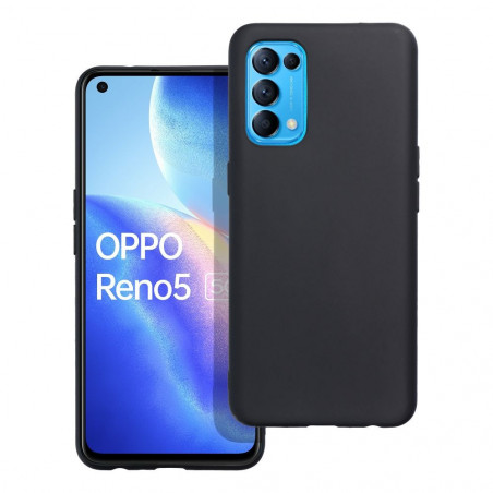 Oppo Reno5 5G Hülle MATT Schwarz 