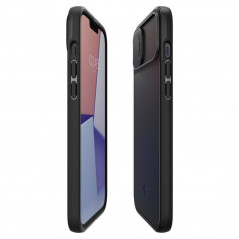 Apple iPhone 14 Hülle Spigen Optik Armor Schwarz 