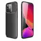 Apple iPhone X Hülle Carbon premium Elegant  Schwarz 