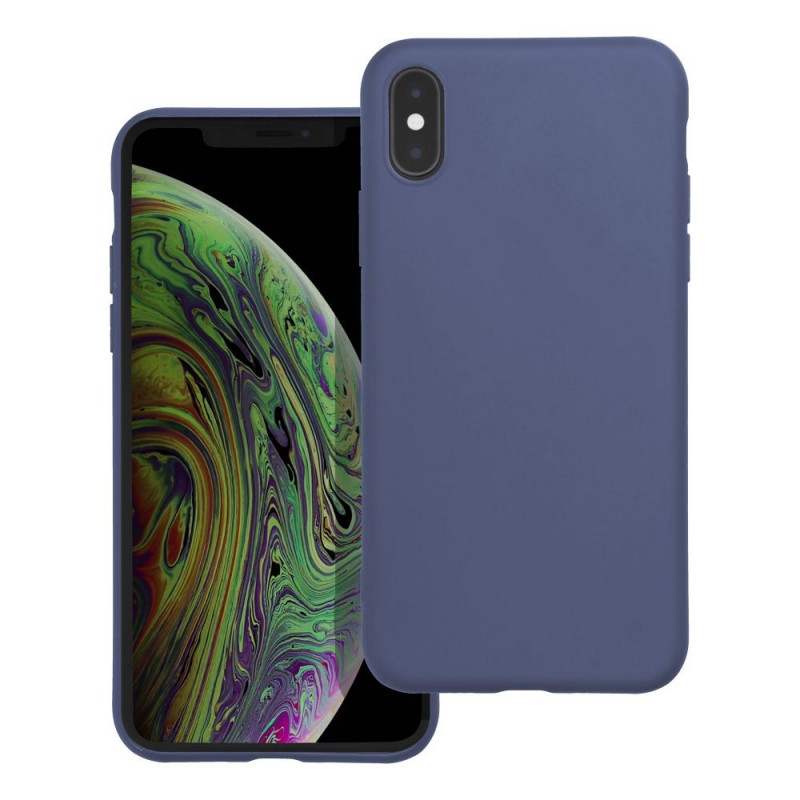 Apple iPhone XS Hülle MATT Blau 