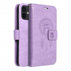 Apple iPhone 12 Book Handytaschen MEZZO Book Traumfänger  Lila (Purple) 