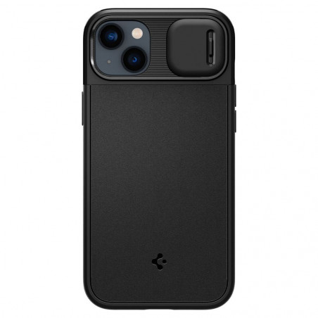 Apple iPhone 14 Plus Hülle Spigen Optik Armor Schwarz