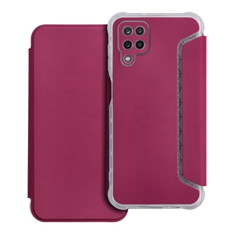 Samsung Galaxy A12 Book Handytaschen Piano Book Magenta 