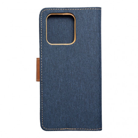 XIAOMI Redmi 10C Book Handytaschen CANVAS Book Navy blau 