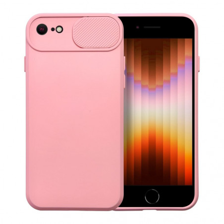 Apple iPhone SE 2022 5G Hülle Slide Hell-Pink