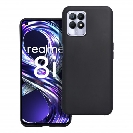 realme 8i Hülle MATT Schwarz 