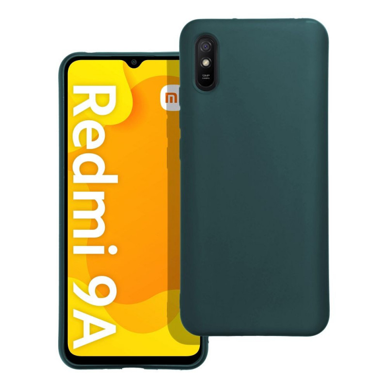 XIAOMI Redmi 9AT Hülle MATT Dunkelgrün 