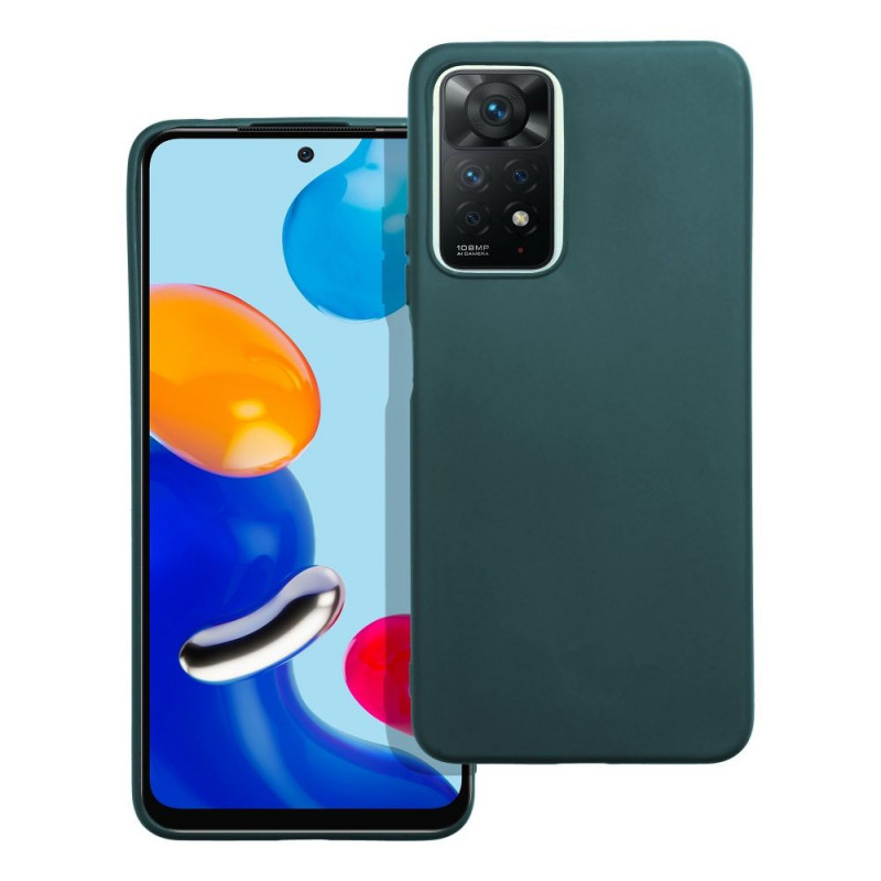 XIAOMI Redmi Note 11 Pro 5G Hülle MATT Dunkelgrün 