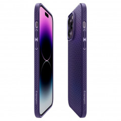 Apple iPhone 14 Pro Max Hülle Spigen  Liquid Air Tiefviolett 