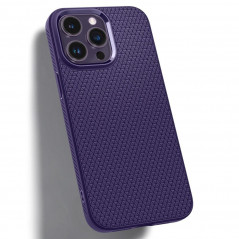 Apple iPhone 14 Pro Max Hülle Spigen  Liquid Air Tiefviolett 