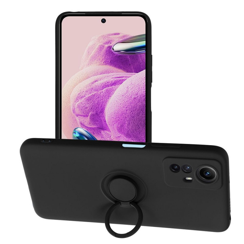 XIAOMI Redmi Note 12s Hülle Silicone ring Schwarz 