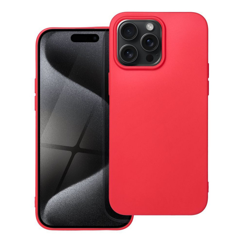 Apple iPhone 15 Pro Max Hülle Soft Rot 