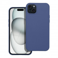 Apple iPhone 15 Plus Hülle Silicone Elegant  Blau 