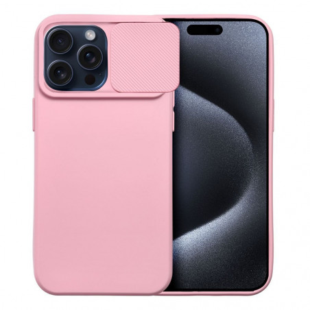 Apple iPhone 15 Pro Max Hülle Slide Hell-Pink 