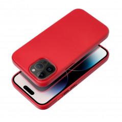 Apple iPhone XS Max Hülle Leather Mag Cover Elegant  MagSAFE  Rot