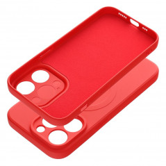 Apple iPhone 14 Pro Hülle Silicone Mag Cover MagSAFE  Rot 