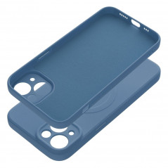 Apple iPhone 14 Hülle Silicone Mag Cover MagSAFE  Blau 