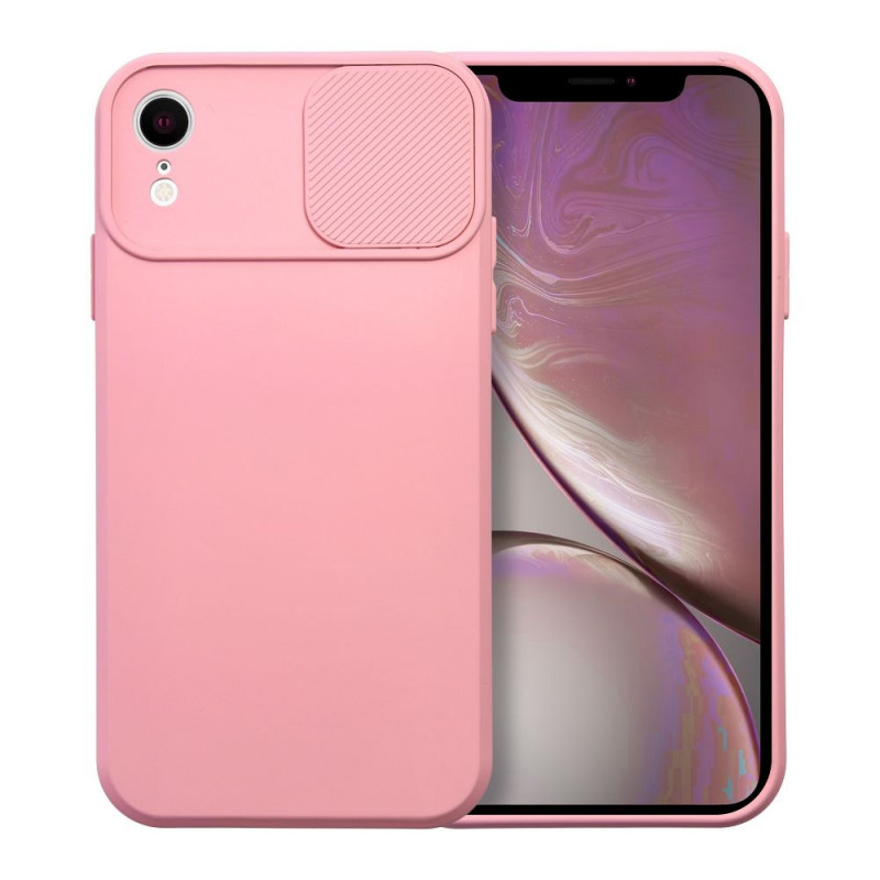 Apple iPhone XR Hülle Slide Hell-Pink 