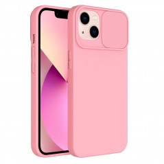 Apple iPhone XS Hülle Slide Hell-Pink