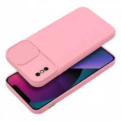 Apple iPhone XS Hülle Slide Hell-Pink 