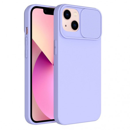 Apple iPhone XS Hülle Slide Lavendel